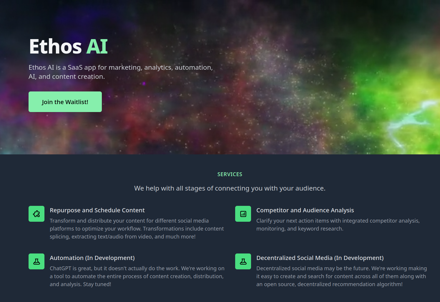 Ethos AI placeholder